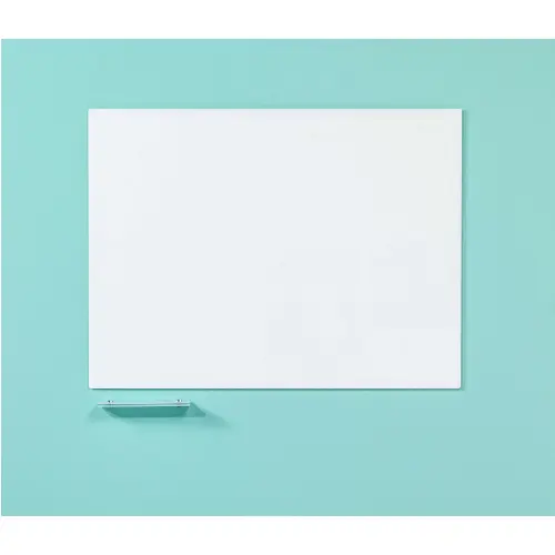 Glasbord Premium, verborgen ophang, magneethoudend, wit 60x90 cm