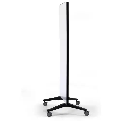 Legamaster mobiel glasbord 90x175cm in wit of zwart glas