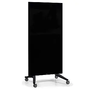 Legamaster mobiel glasbord 90x175cm in wit of zwart glas