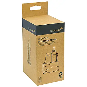 Legamaster WOODEN glasbord accessoirehouder
