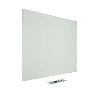 Glasbord Premium, verborgen ophang, magneethoudend, wit 60x90 cm